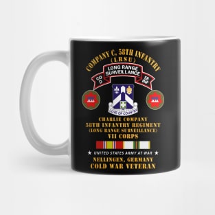 Company C, 58th Infantry,  - Nellingen Germany  w LRSU Scroll w COLD SVC X 300 Mug